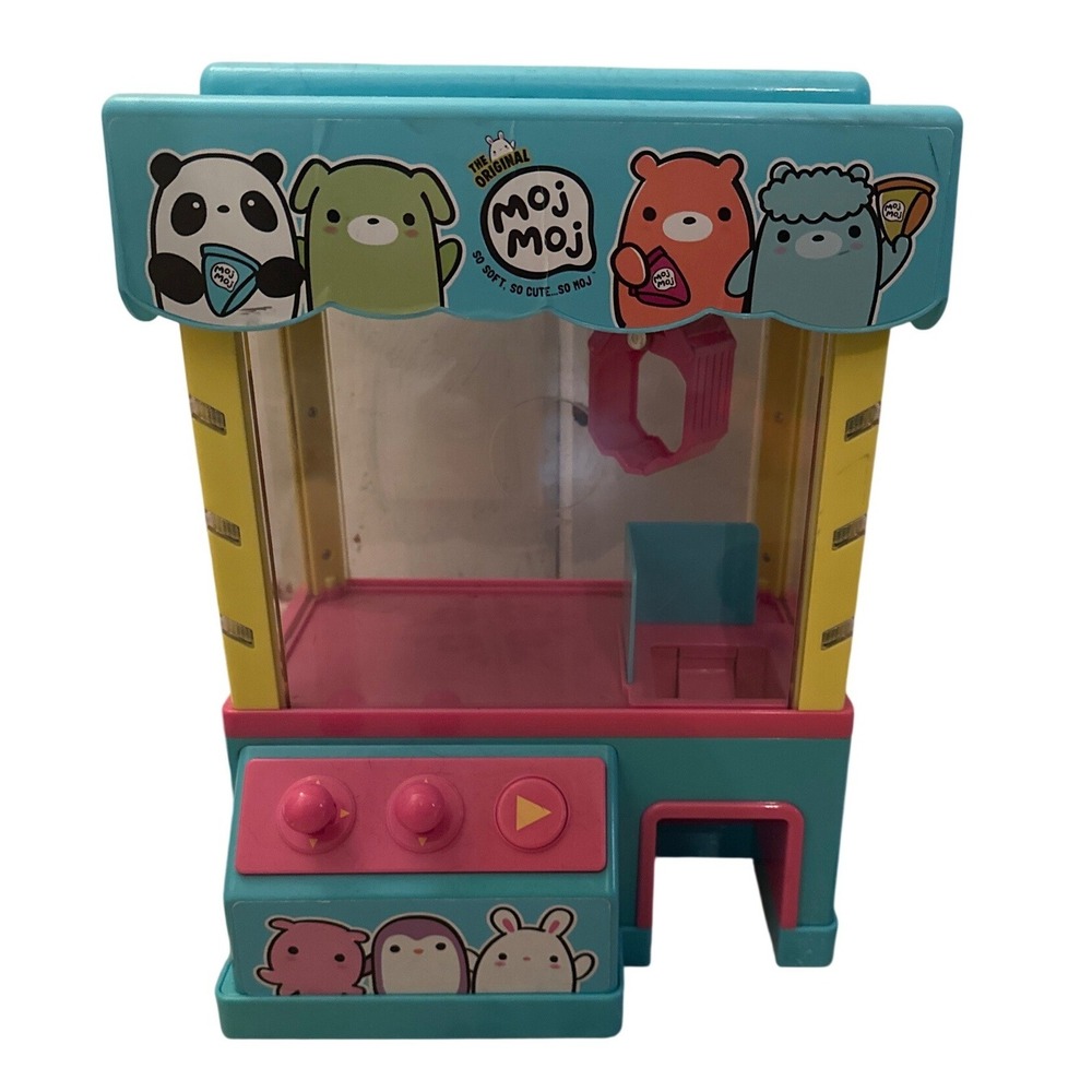 Moj Moj The Original Claw Machine Playset Teal Pink Arcade Game Toy